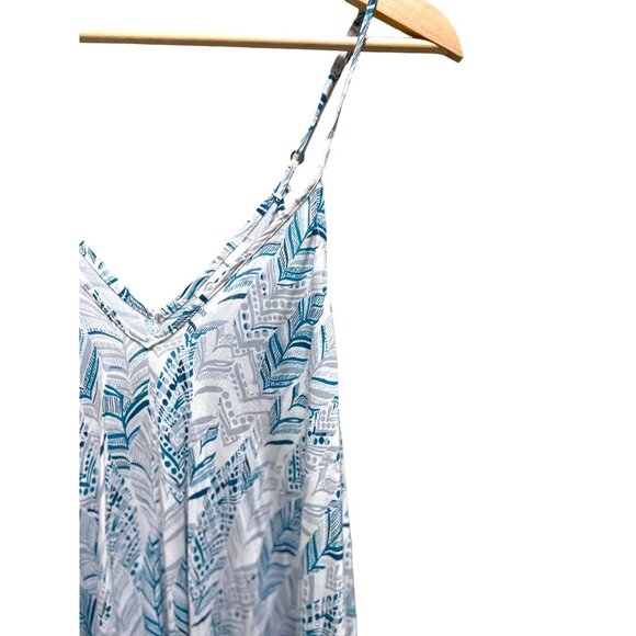 Goa Beachwear By Japna Swing Swim Cover Blue Size L Boho Beach Coastal Vacation - Picture 9 of 12